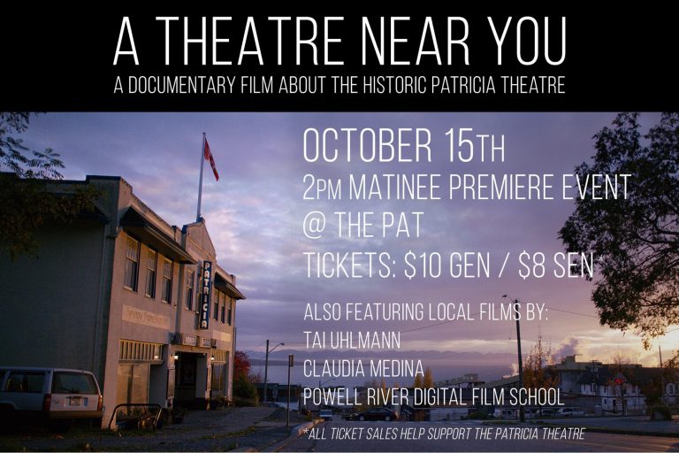 New Film Tells the Story of Powell River’s Patricia Theatre