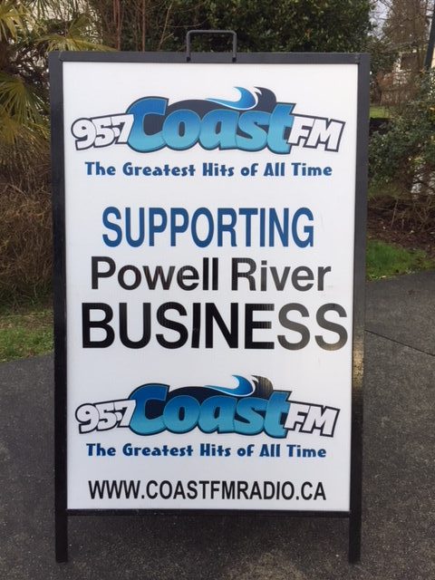 95.7 Coast FM looking for missing sign