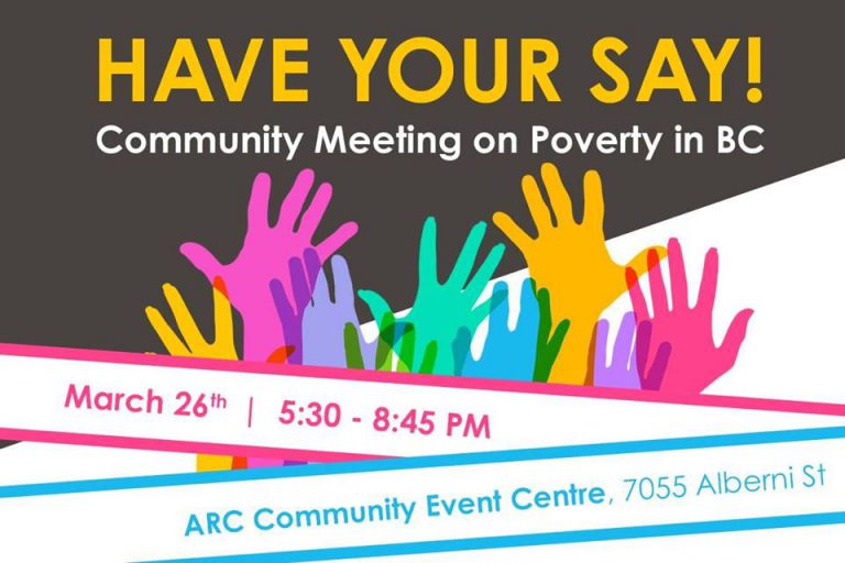 Meeting being held tonight to discuss poverty reduction