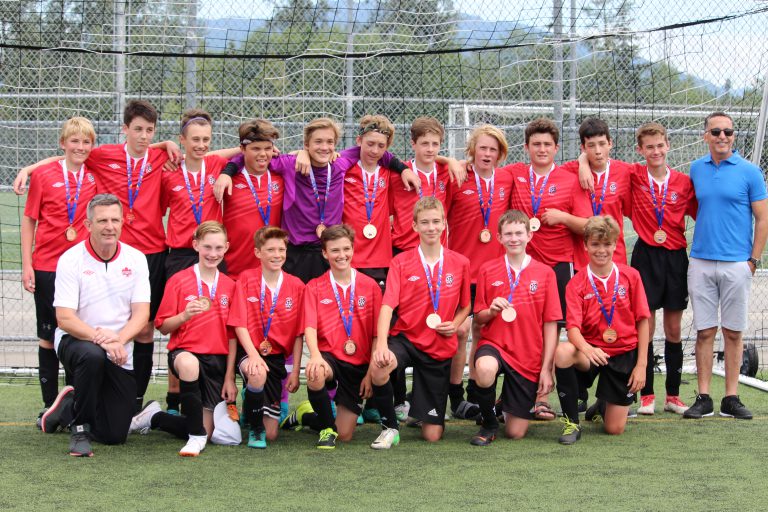 Powell River Energy captures bronze at soccer provincials