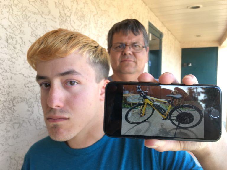 Special needs man crushed after thief takes his prized bike