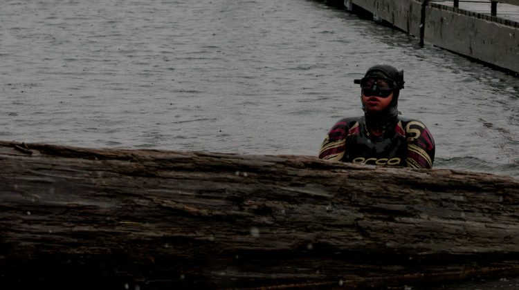 Oyster River woman swims across Comox Lake