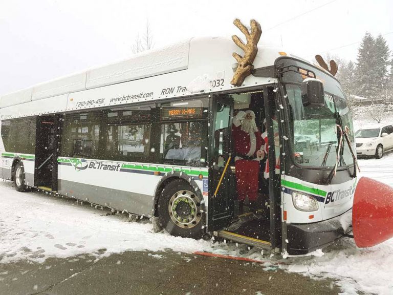 Hop aboard the Santa Bus this weekend