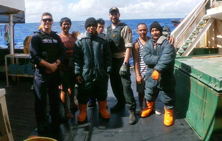 Island trained DFO officer back from Fiji patrol