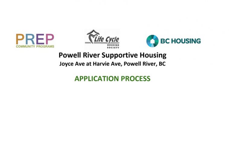 Applications out for Powell River affordable housing