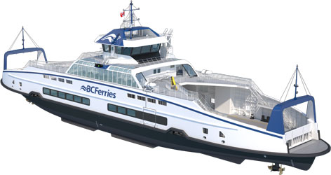 BC Ferries to launch hybrid diesel-electric vessels