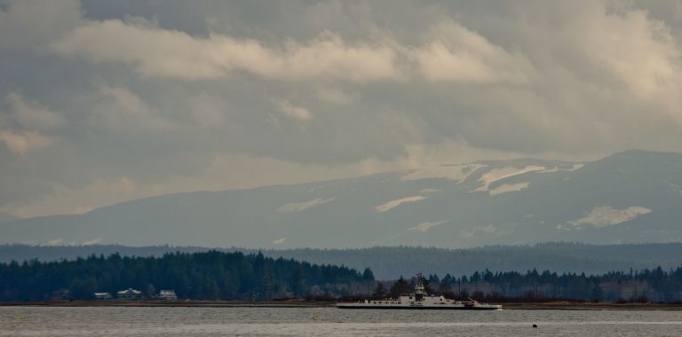 BC Ferries celebrating Baynes Sound Connector