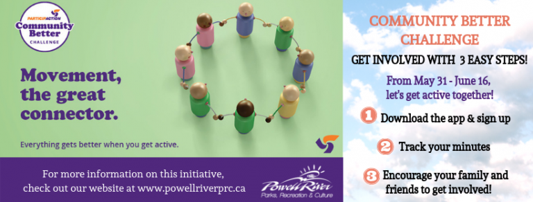 Powell River vying for title of Canada’s Most Active Community