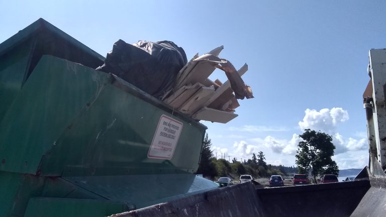 Powell River asking people to stop dumping at city-owned bins