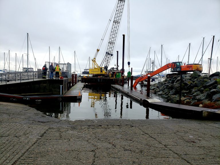 North Harbour boat ramp upgrades underway