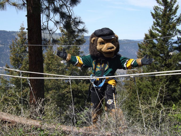 Powell River Kings ‘Rocco’ representing at BC Okanagan Mascot Games