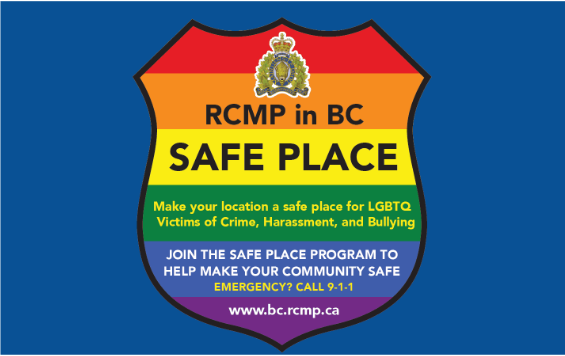 Powell River RCMP launching ‘Safe Place Program’ to support LGBTQ2S+ community