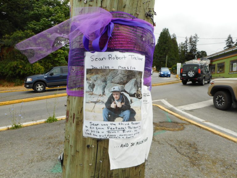 Purple ribbons pay tribute to loved ones lost to overdose