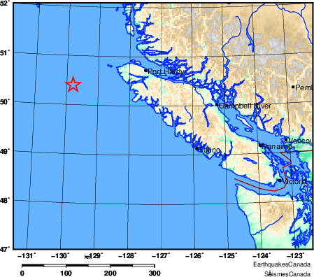 Earthquake off the North Island, no tsunami expected