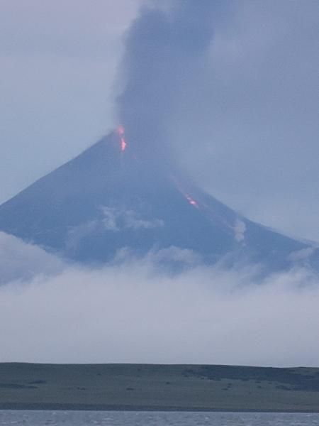 Active Alaska volcano’s ash plume prompts another warning for pilots