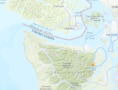 Small earthquake felt by over 560 people this morning - My Powell