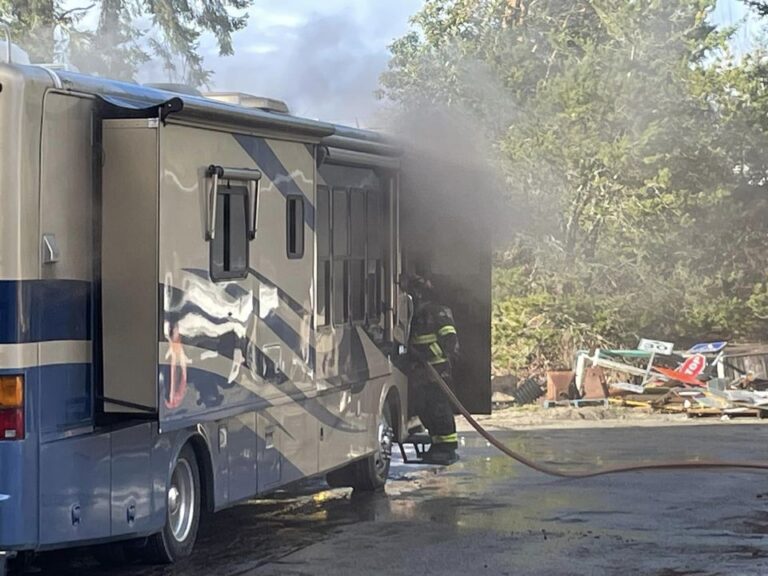 Vehicle fire under investigation by Powell River Fire Rescue