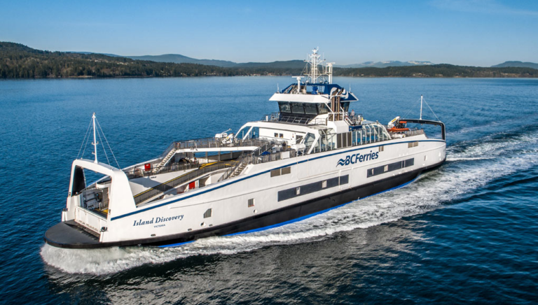 Texada ferry out for repairs, water taxi in place for travellers